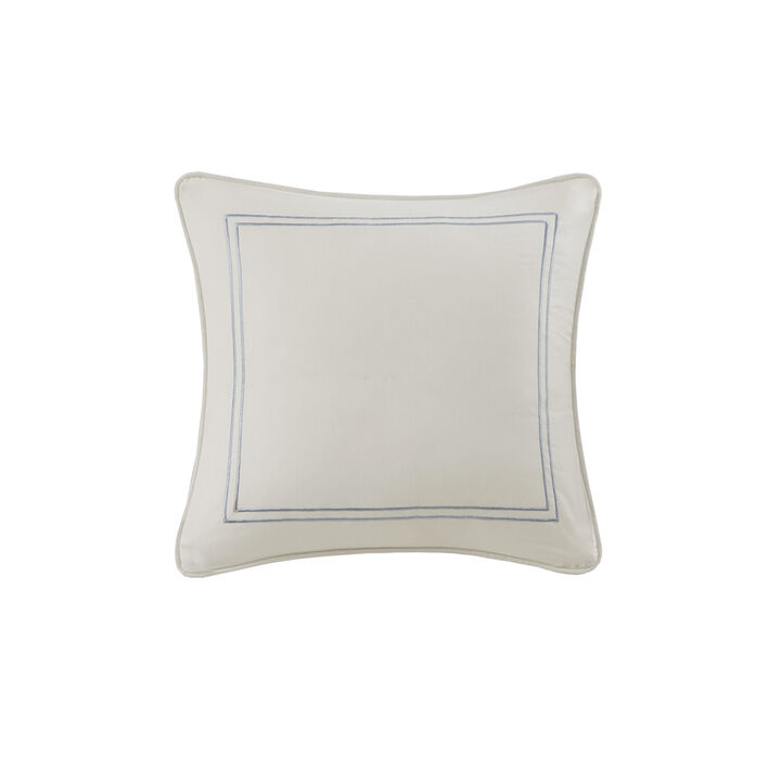 Gracie Mills Christi Paisley Cotton Percale Square Pillow