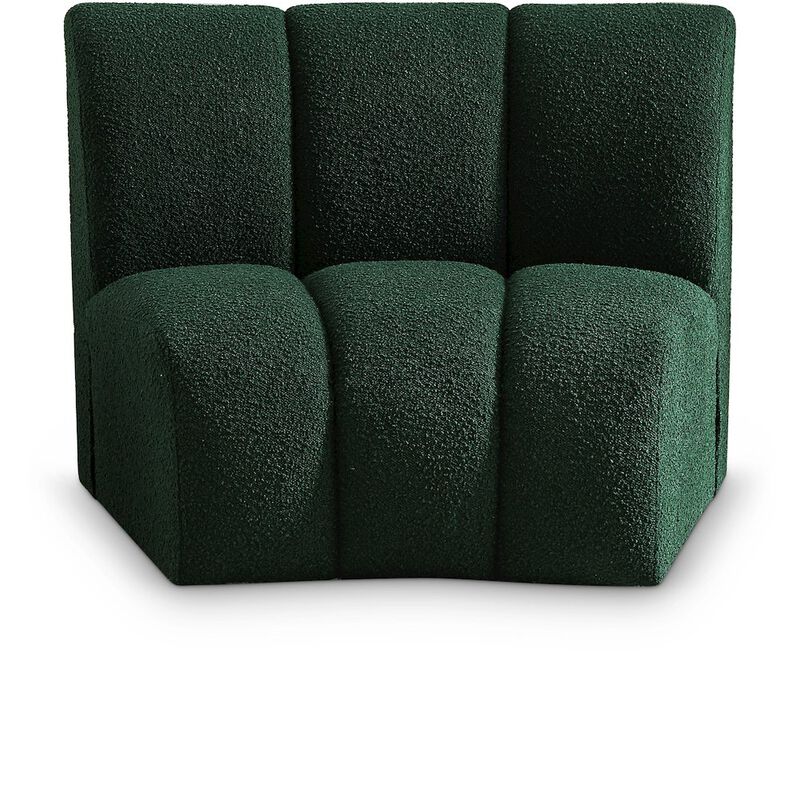 Meridian Furniture Infinity Black Boucle Fabric Modular Chair