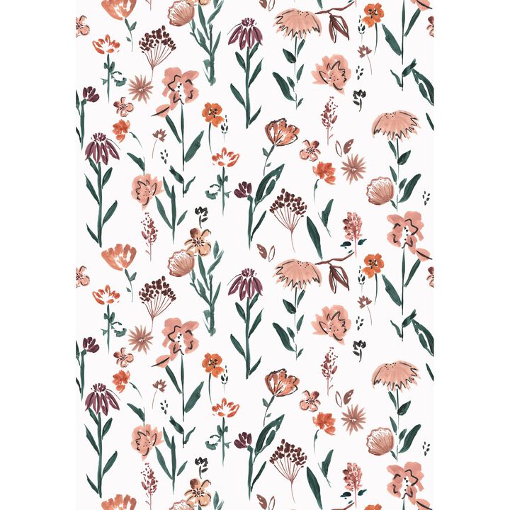Day Dreamers Ray of Flower Pink Mural RB266