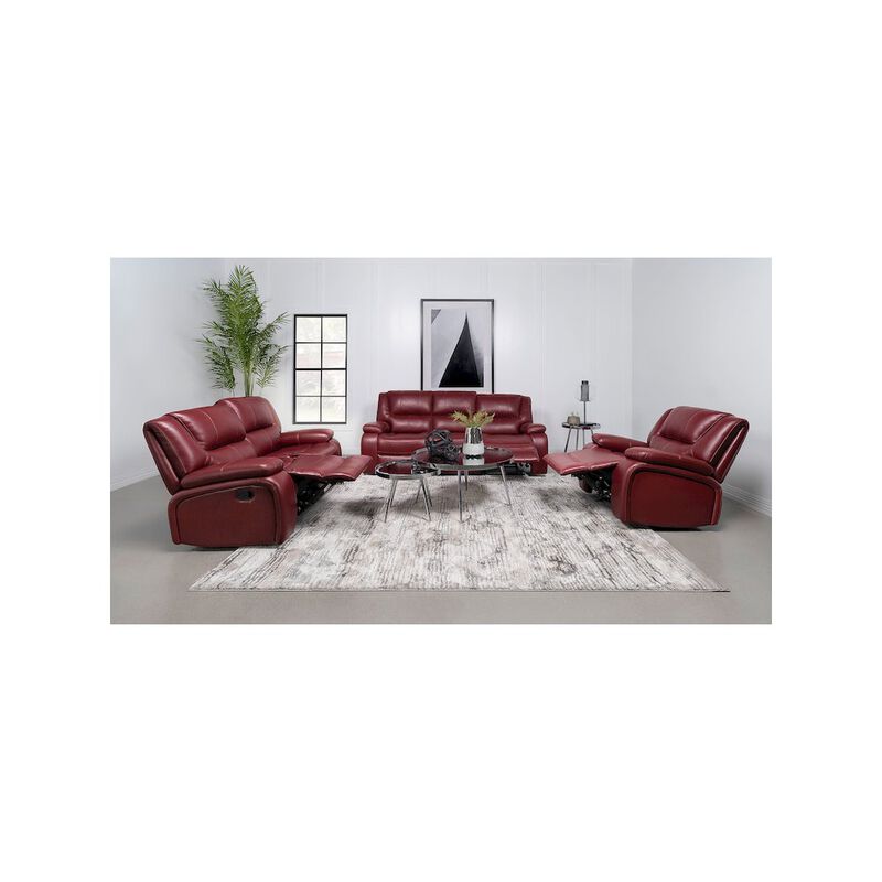 Coaster Co. of America Camila Upholstered Glider Recliner Chair Red image number 4