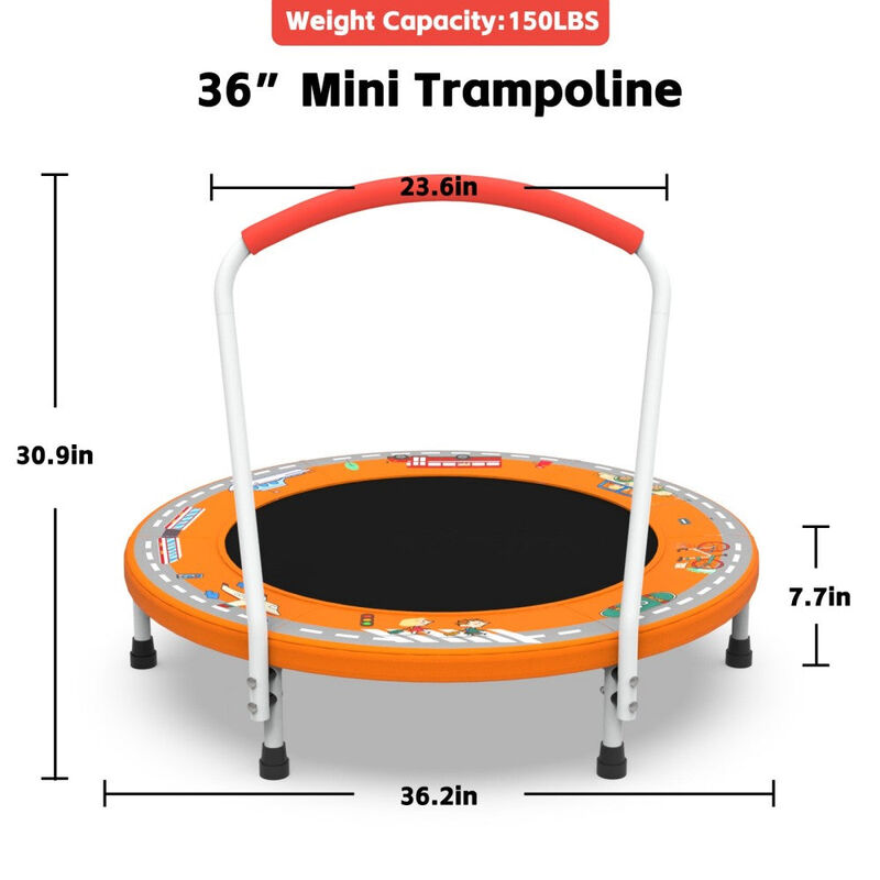 36" Mini Trampoline image number 2