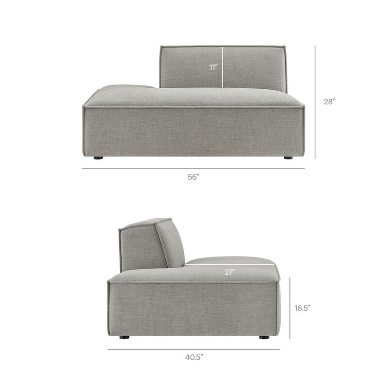 Restore 2-Piece Performance Fabric Upholstered Modular Loveseat image number 2