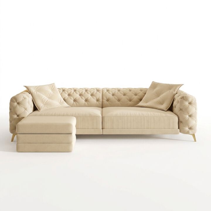 Zikbax 97.7" Convertible Sleeper Sofa