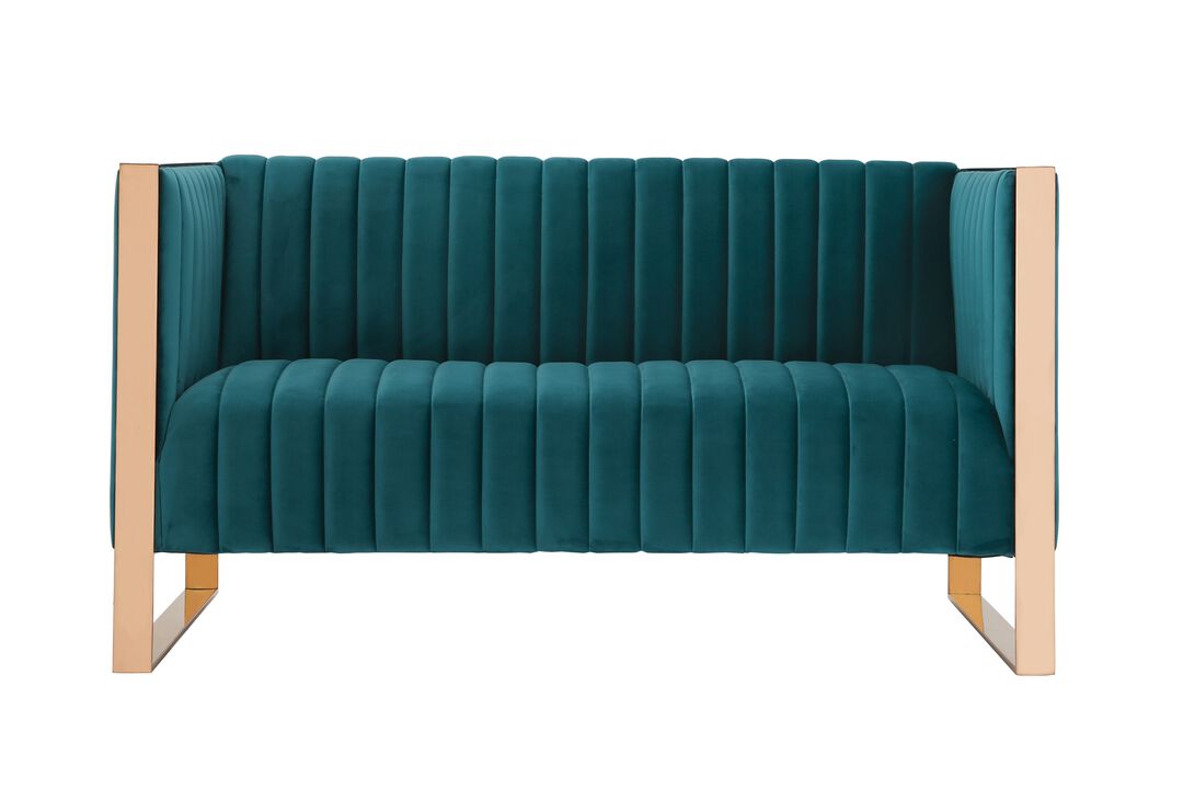 Trillium Blue Loveseat