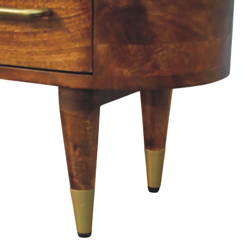 Artisan Furniture Solid Wood Valenza Media Unit, Brown image number 6