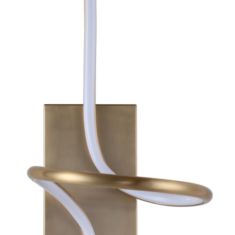 Sketch Minimalist Metal Integrated LED Vanity Light Sconce