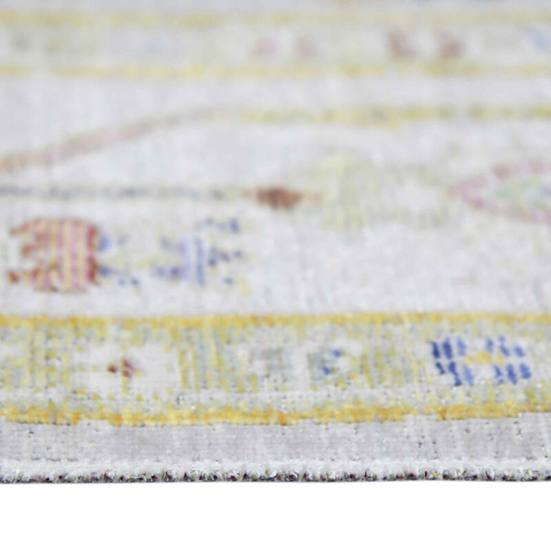 HomeRoots Floral Area Rug image number 2