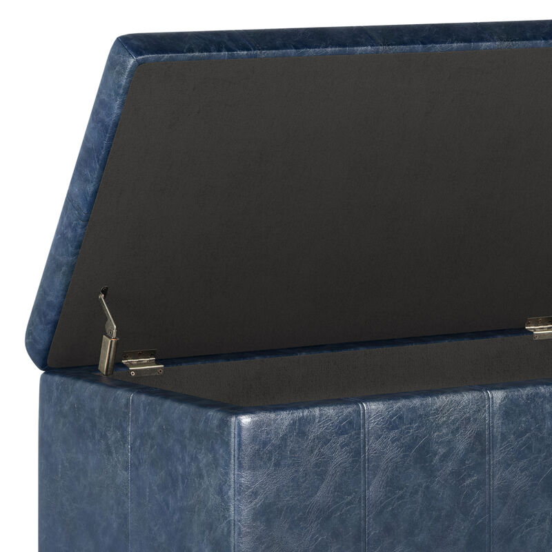 Simpli Home Dover Storage Ottoman Bench image number 5