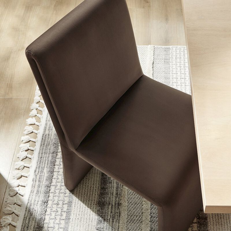 Emory Upholstered Performance Velvet Dining Side Chair image number 8