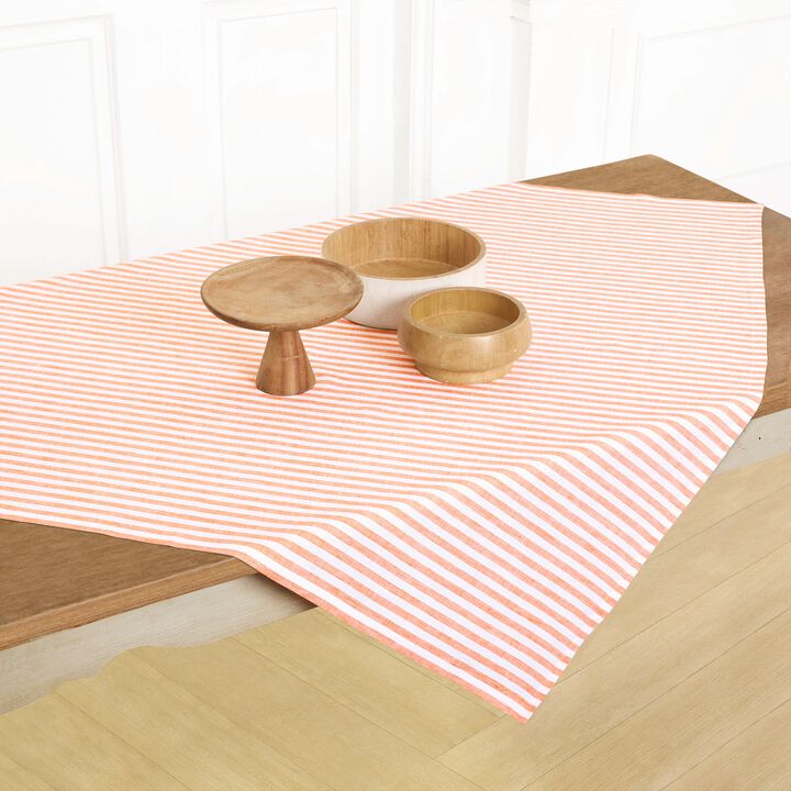 Linen Table Throw - Amalfi Stripe