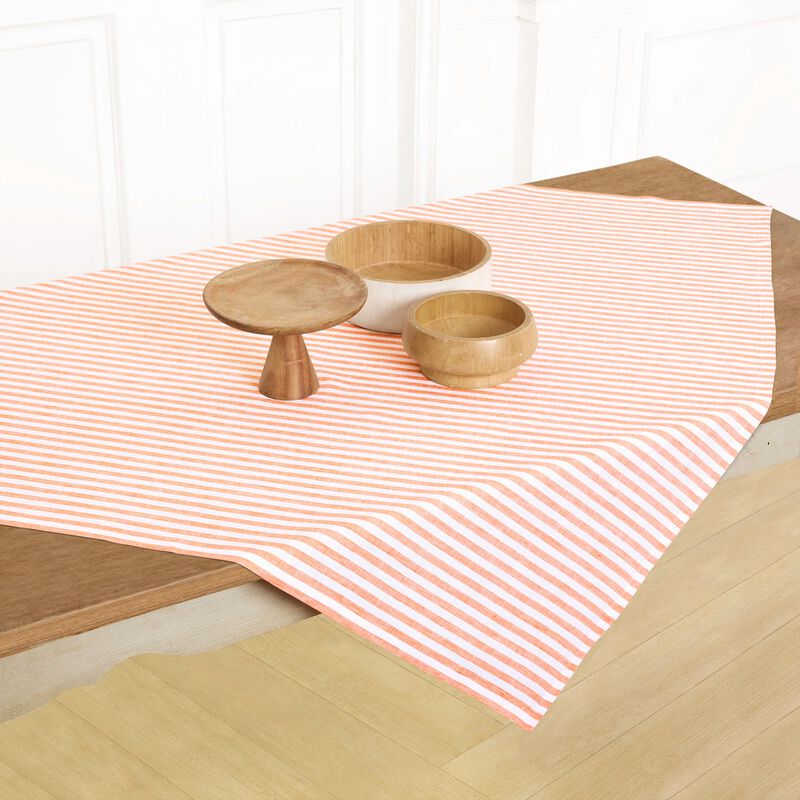 Linen Table Throw - Amalfi Stripe image number 0