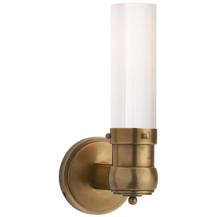 Graydon Single Bath Light in Antique Brass