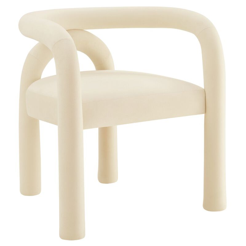 Astrid Performance Velvet Dining Chair image number 0