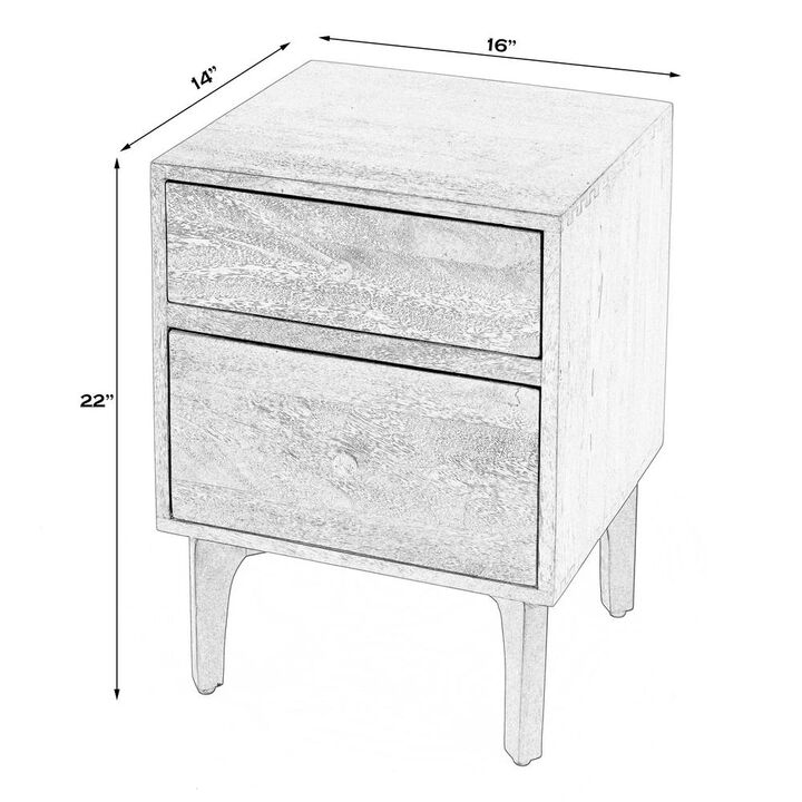 Butler Specialty Nuance Loft End Table, Light Brown