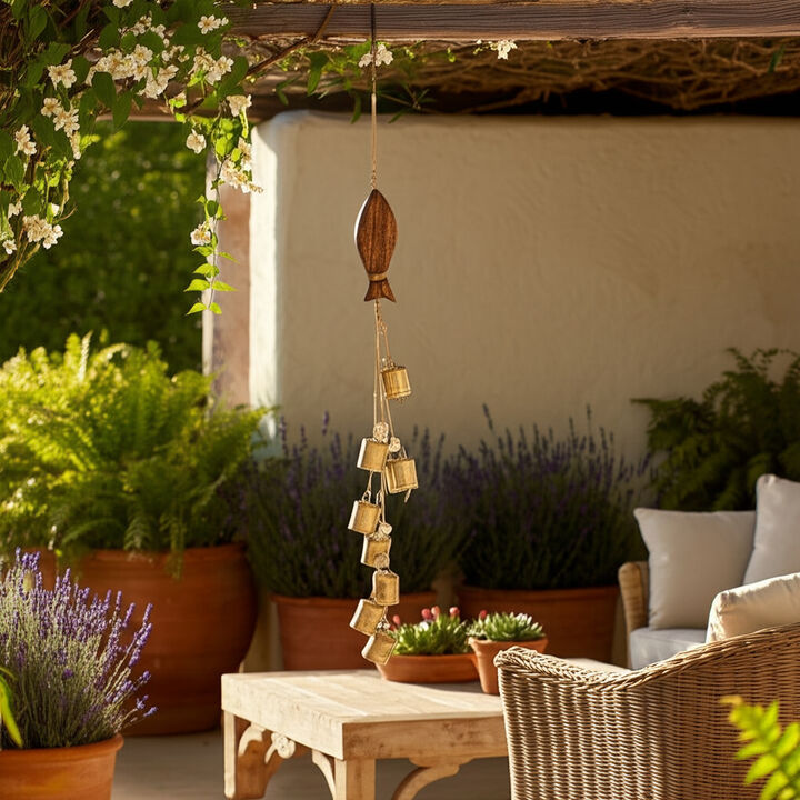 Fish with Bells Windchime