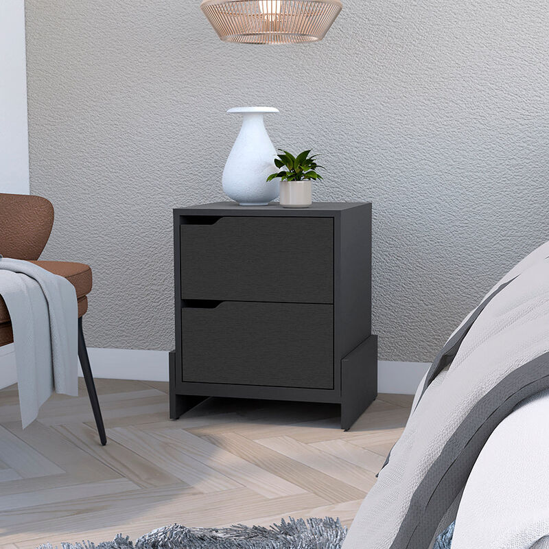 Nightstand Brookland, Bedroom, Black