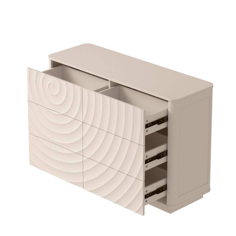 Vudnox 6 Drawer Dresser image number 4