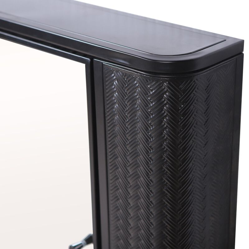 Clihome Wall-Mounted Bathroom Cabinet with Mirror, Metal Framed Mirrored Door Medicine Cabinet, 2 Inner Shelves for Storage, Modern Farmhouse Style, Over Toilet or Vanity Organizer