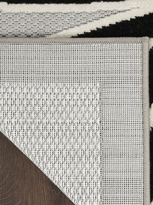 Aloha ALH33 Black/White 9' x 12' Rug