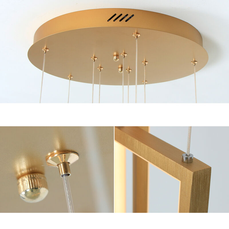 5-Light High-Ceiling Dimmable Cluster Pendant image number 9
