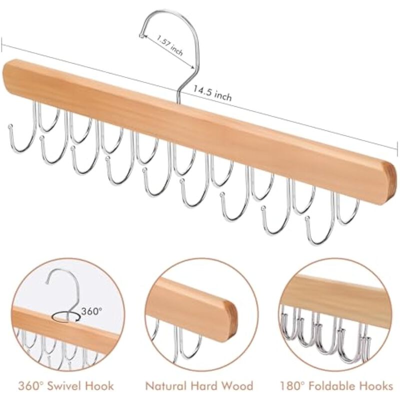 2-Pack Space-Saving Pants Hangers | Non-Slip Multi-Layer Closet Organizer Rack image number 2