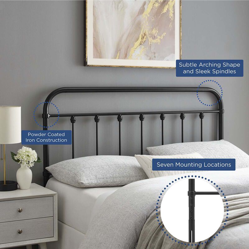 Sage Metal Headboard image number 4