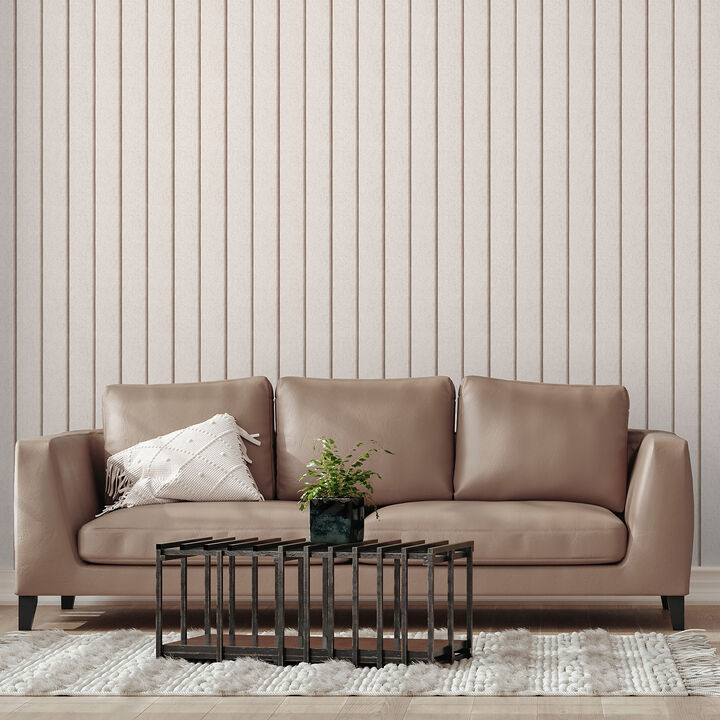 Luxe Concrete Slat Wallpaper