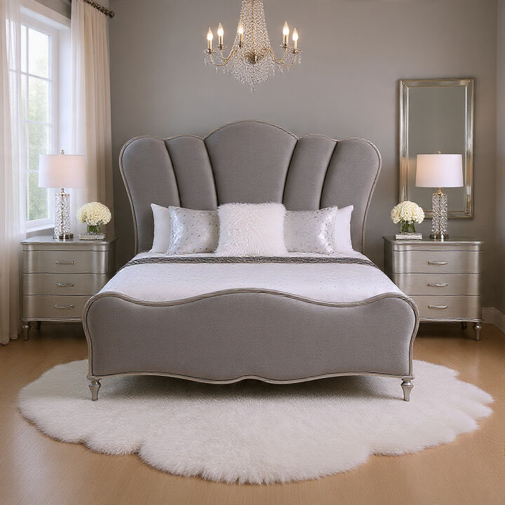 Bedroom Set, Wood, 3 Piece Set with 2 Nightstands