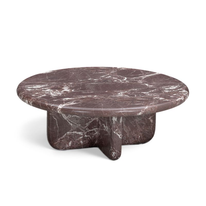 Juju 2-Piece Faux Red Lavento Indoor/Outdoor Nesting Coffee Table Set image number 7