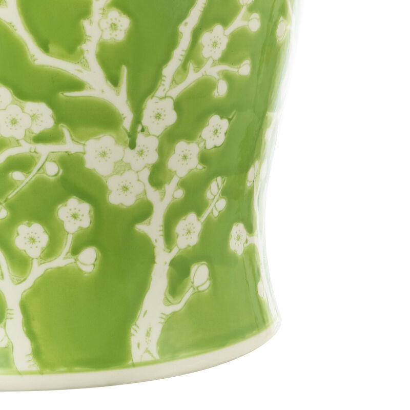 Cherry Blossom Ceramic Garden Stool