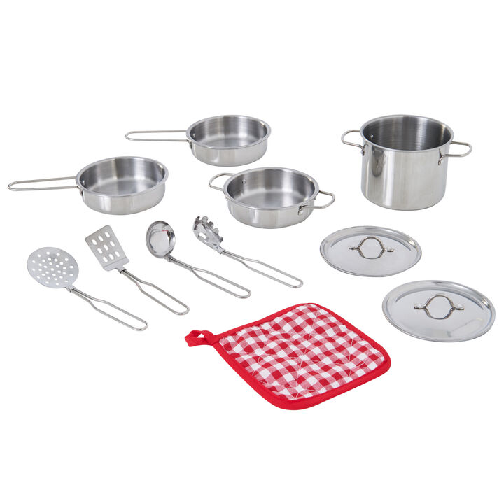 11-Piece Little Chef Frankfurt Stainless Steel Cooking Set