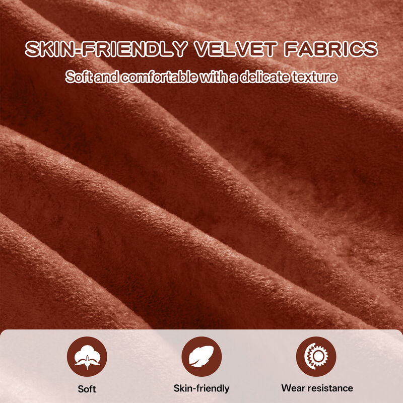 TATEUS Velvet Fabric Sofa image number 5