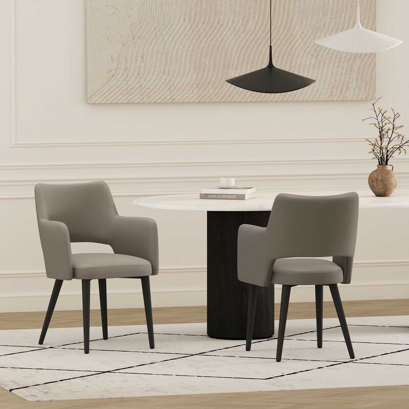 Tremont Gray Dining Armchairs (Set of 2)