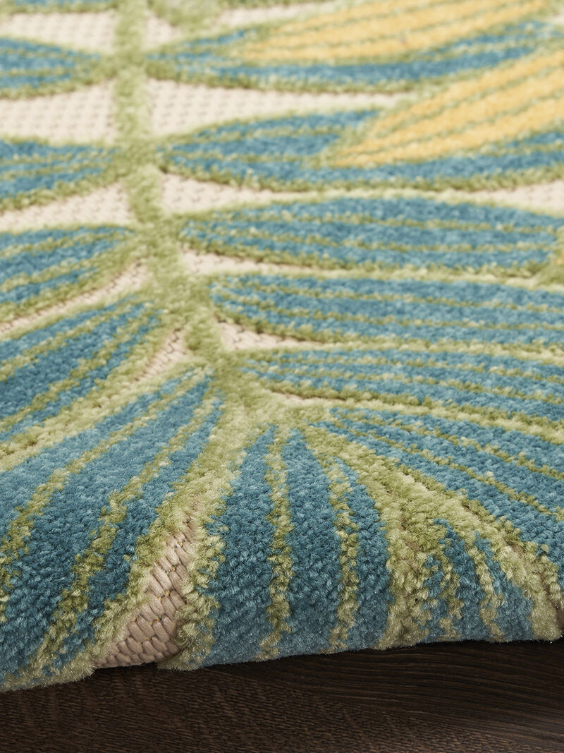 Aloha ALH18 Green/Multicolor 10' x 14' Rug