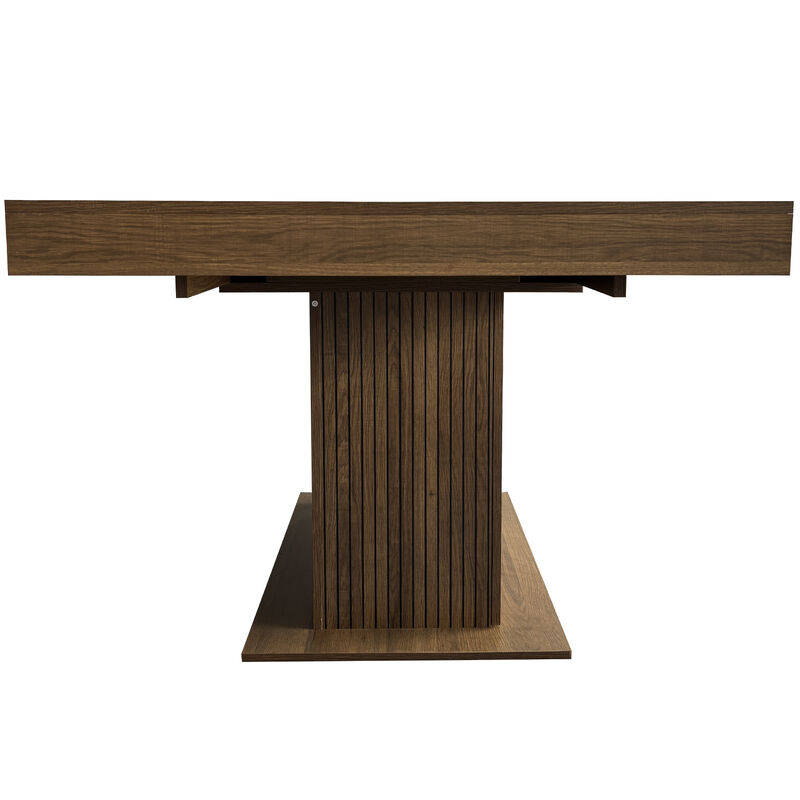 Gamor Modern Extendable Rectangular Dining Table image number 2