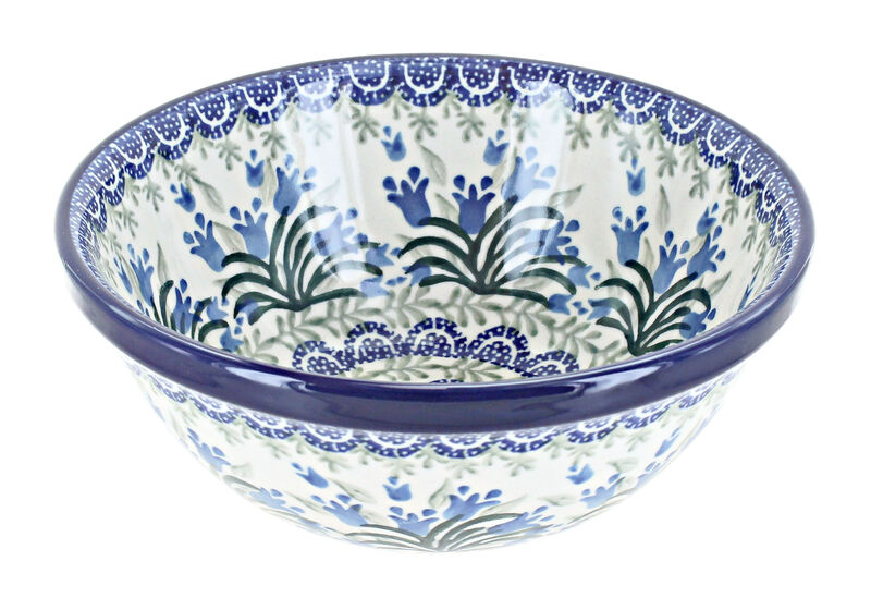 Blue Rose Polish Pottery Alyce Cereal/Soup Bowl