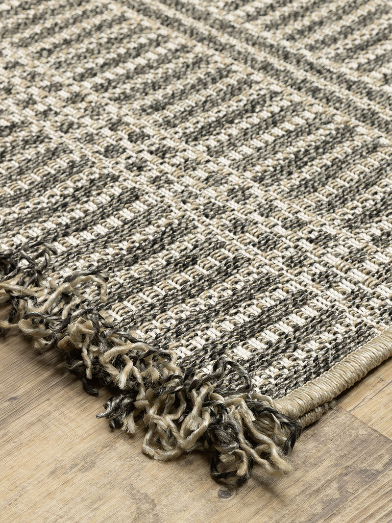 Gillian 1'10" x 7'6" Beige Rug image number 1