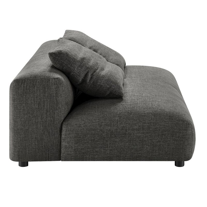 Modway Solace Modular Upholstered Fabric Armless Loveseat