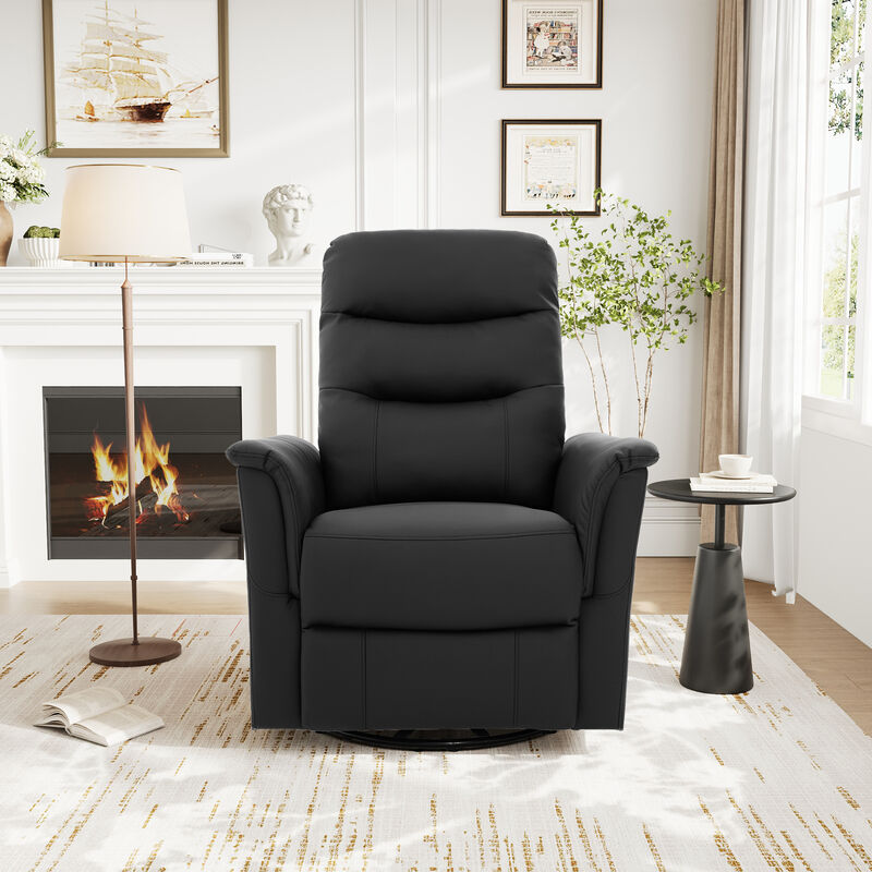 Merax Manual Massage Recliner Chair with 270&deg; Swivel & Rocking Function Recliners image number 2