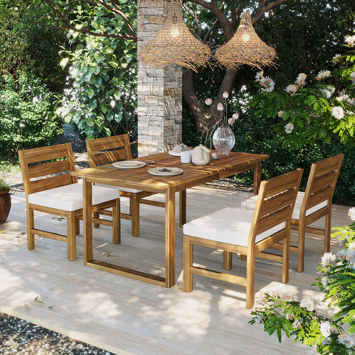 Gupjut 7 Pieces Outdoor Dining Set