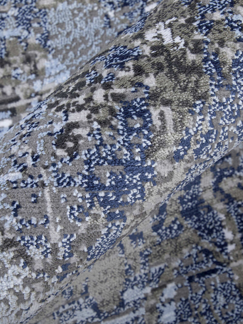 Gaspar 3834F Blue/Gray/Taupe 2'10" x 8' Rug