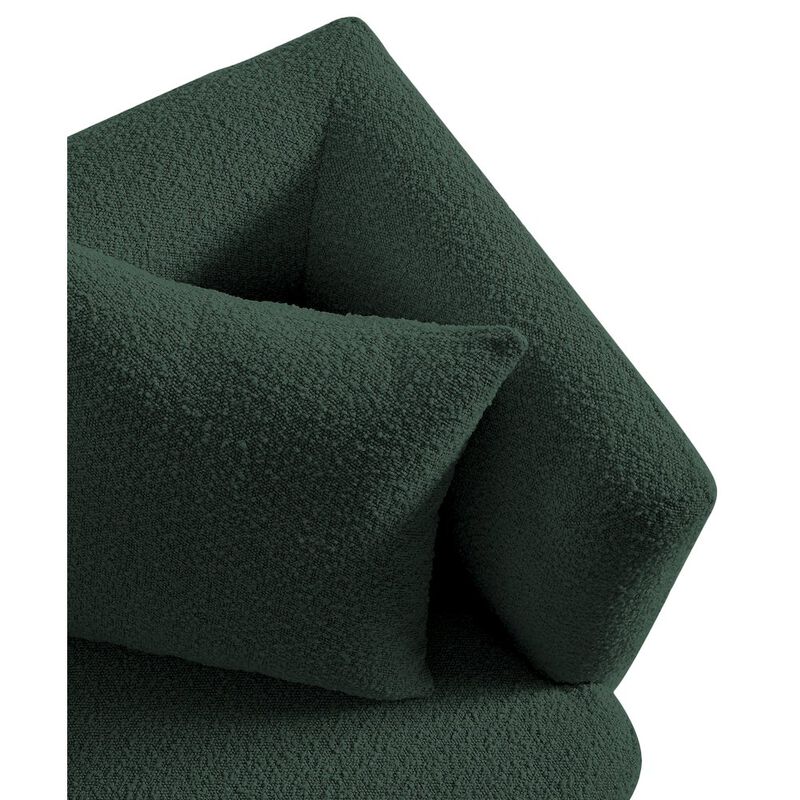 Meridian Furniture Marcel Green Boucle Fabric Chair
