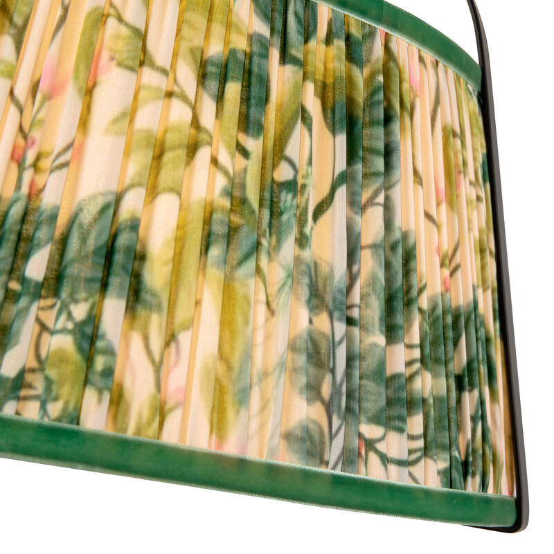 Scout 13 in Semi Flush Mount with Patterned Pleated Shade image number 3