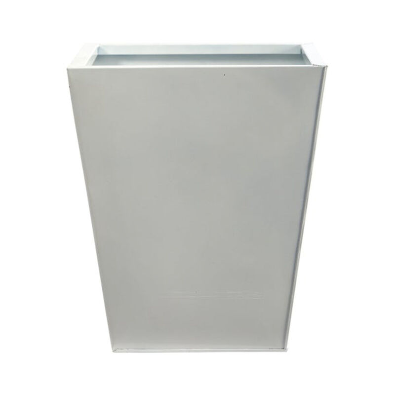 Nearly Natural 15-in Classic Square Metal Planter