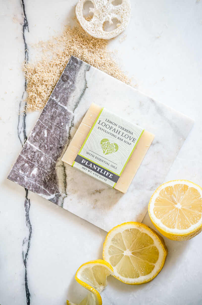 Plantlife Bar Soap - Loofah Love Lemon Verbena 6 Pack image number 1