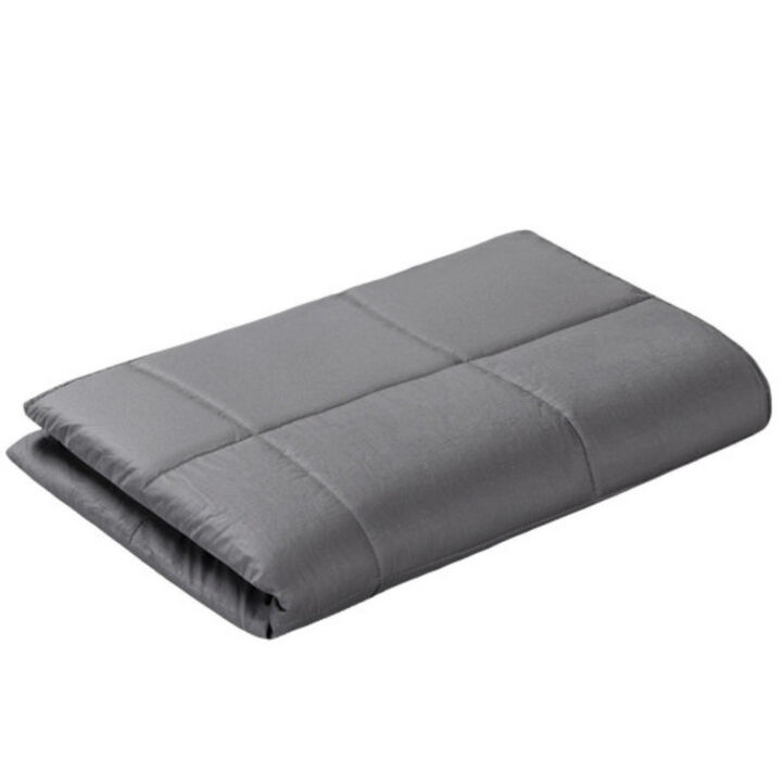 100% Cotton Weighted Blanket with Glass Beads-10lbs