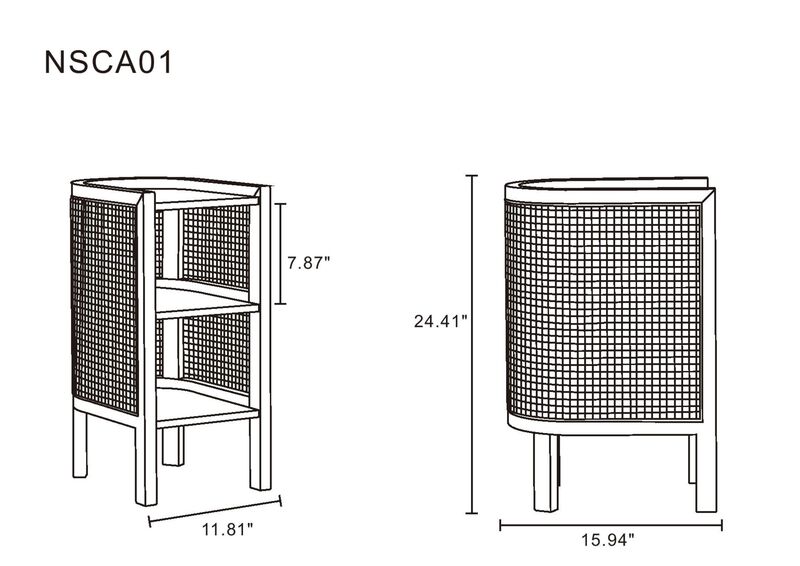 Versailles Black End Tables (Set of 2)