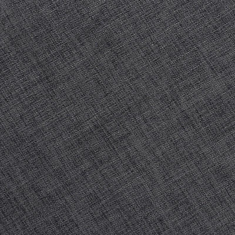 Baxton Studio Rosine Modern and Contemporary Fabric Upholstered Nail Trim Ottoman