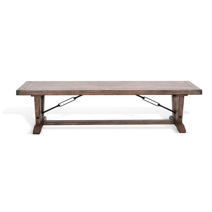 Sunny Designs Yellowstone Bench with Turnbuckles, Buckskin