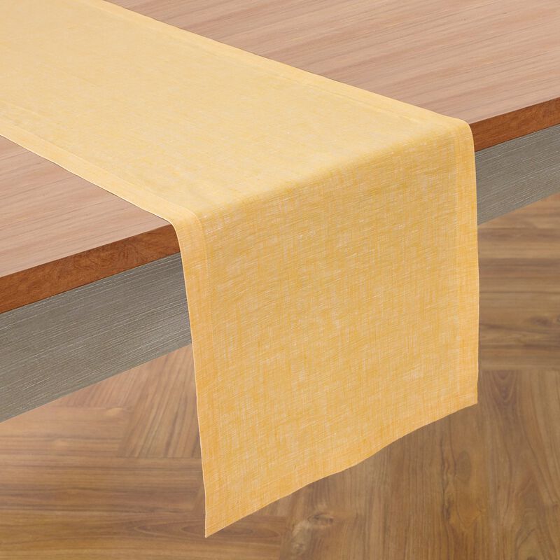 Solino Home Athena 100% Linen Table Runner &ndash; Handcrafted, Machine Washable, Perfect for Holiday and Everyday Dining